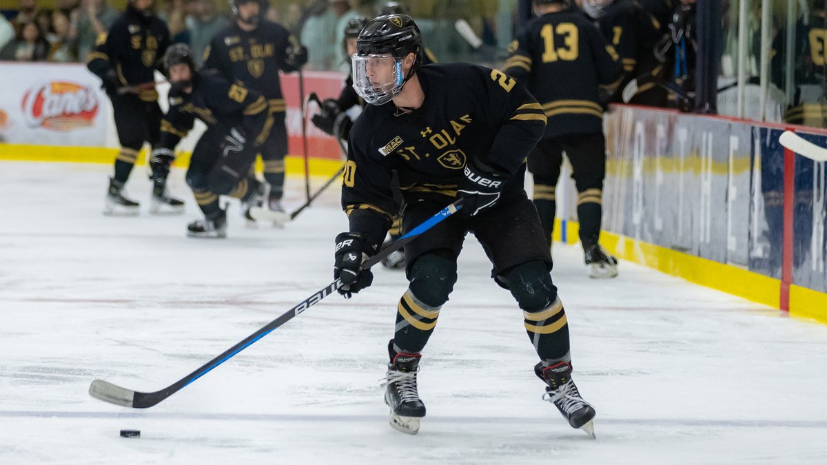 .@StOlafMHockey's Connor Kalthoff was picked to the All-USCHO Teams following a standout junior season! RELEASE: athletics.stolaf.edu/news/2024/3/28… #UmYahYah | #OlePride | #d3hky