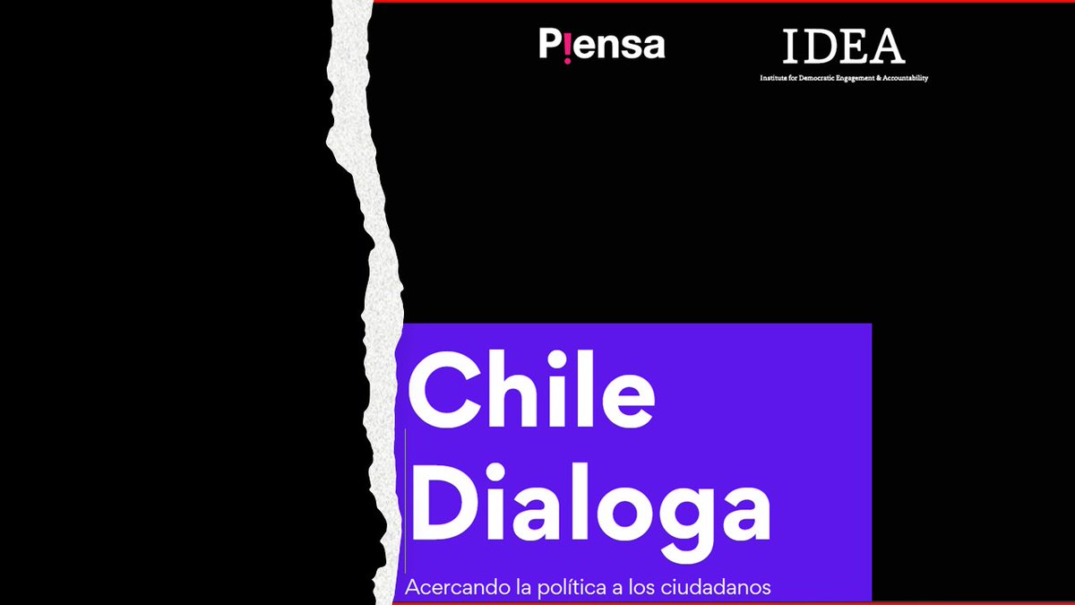 Acercando la política a los ciudadanos mediante técnicas deliberativas.

<a href="/FPiensa/">Fundación P!ensa</a>  en colaboración con <a href="/IDEA_OSU/">Inst. for Democratic Engagement & Accountability</a> The Ohio State Institute for Democratic Engagement and Accountability (IDEA) y <a href="/Feedback_CL/">Feedback</a>  contribuyendo a fortalecer la participación ciudadana.
Revisa en nuestro