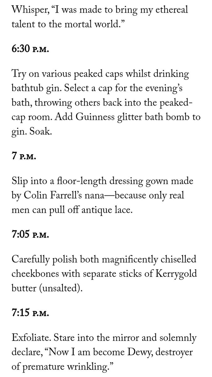 Poor enough from @NewYorker Stereotypical unfunny drivel. Cillian Murphy’s Bedtime Routine newyorker.com/humor/shouts-m…