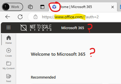 AngeloGopaul's tweet photo. @zacbowden Microsoft needs to do better with branding. "Microsoft 365" is one of the bad one. Based on the home page you don't exactly know what their service is called.  I will never call it "Microsoft 365". It will always be "Office 365" to me. The home page and "O" favicon do not help: https://t.co/8HBeULC5Dk