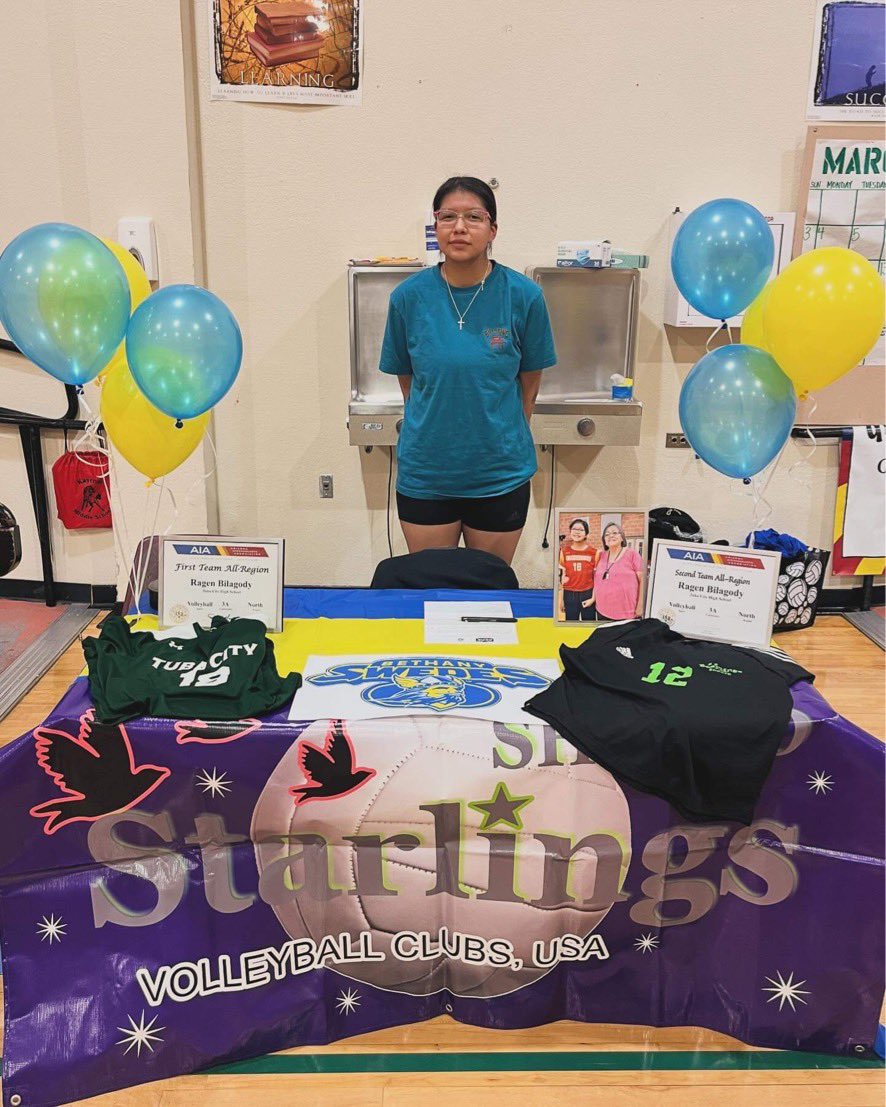 We are excited to welcome Ragen Bilagody from Tuba City, Arizona to our Swedes family. Congratulations Ragen! 🇸🇪