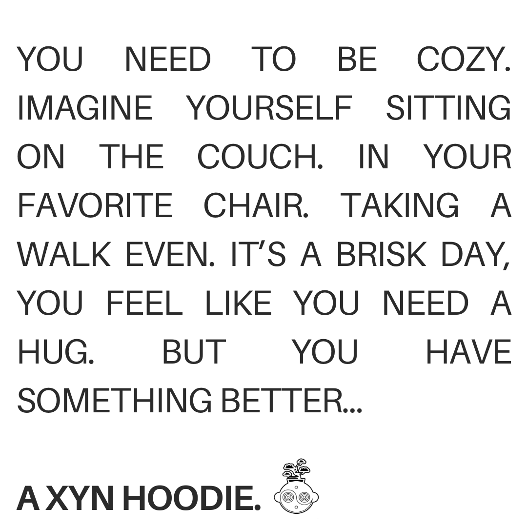 XYNvers's tweet image. Emotional Support Hoodie Available Now

 #XYN #Dream Engine #WeWelcomeYOU
*Link in bio