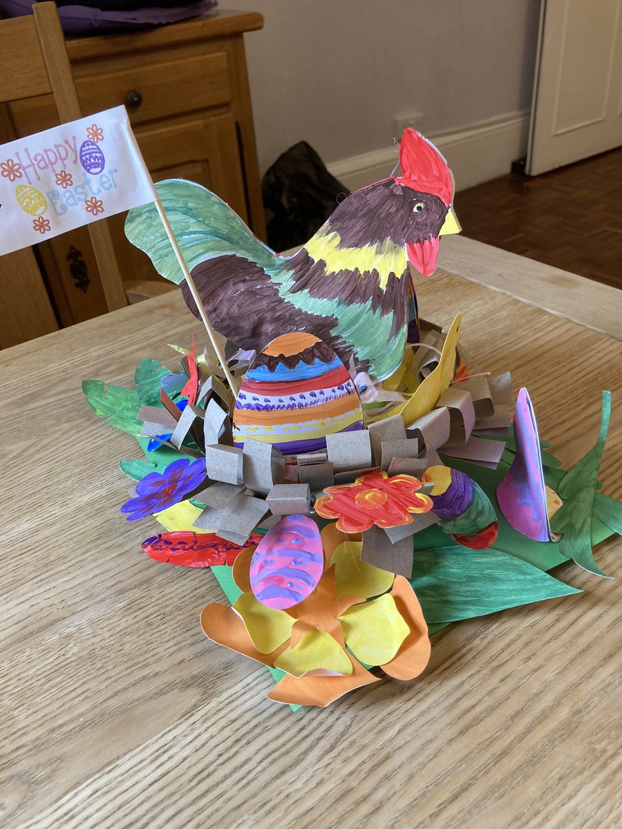 A lovely morning with the ladies at Margaret House Residential & Dementia Care Home creating their #Easter nest. He was proudly displayed with other Easter decorations when I left. Great work everyone 😊 #creativemojo #dementiafriendly #easterdecorations @Artsincarehomes