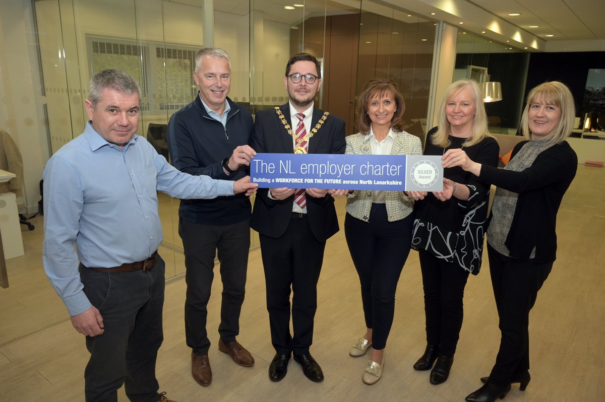 Congratulations to Enevate Homes, Indeglas and McTaggart Construction on receiving our Employer Charter. It's based on 4 commitments: pay the Real Living Wage; employ local residents; use local businesses in supply chain; and ensure fair work practices. northlanarkshire.gov.uk/news/local-bus…