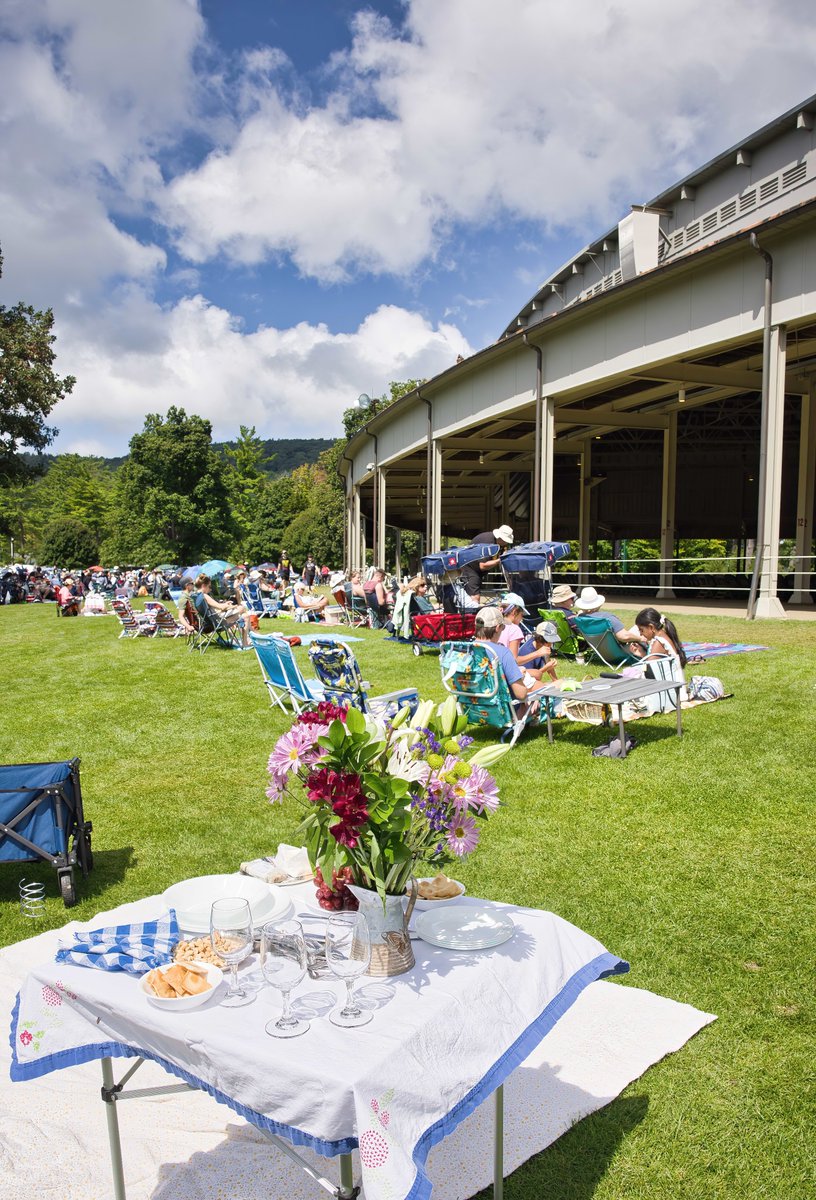 Tanglewood Tip #1: A bouquet of flowers is essential for every picnic. 📸: Hilary Scott