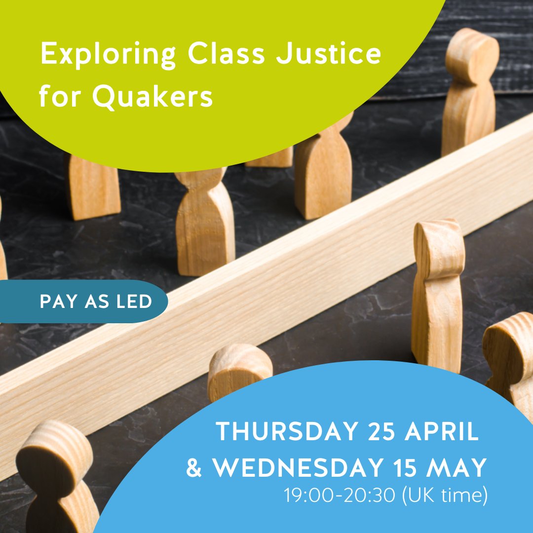 How does class privilege play out in unhelpful or hurtful ways in Meetings? What can we do about it? This course will explore questions around breaking down the barriers that are preventing people from feeling at home in Quaker communities. For more info: woodbrooke.org.uk/courses/explor…