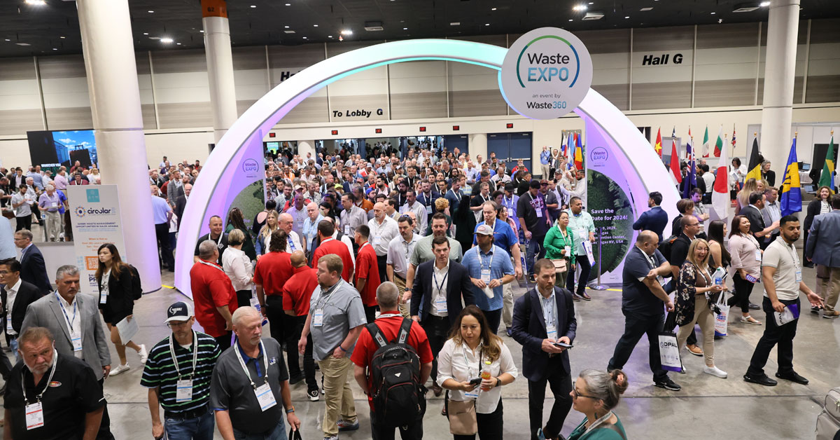 Throwback to the #WasteExpo Show Floor opening in 2023! We are so excited to see everyone back in Vegas this year! #TBT View this year's floor plan: utm.io/ugKta