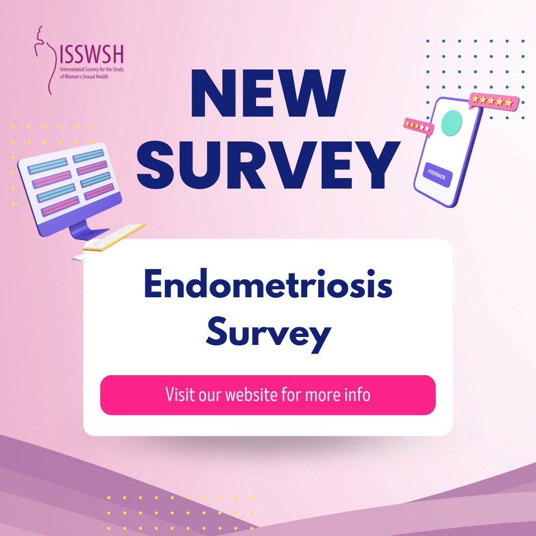 March is endometriosis awareness month! Check out the new survey on our website from ISSWSH members on endometriosis: isswsh.org/resources/surv…