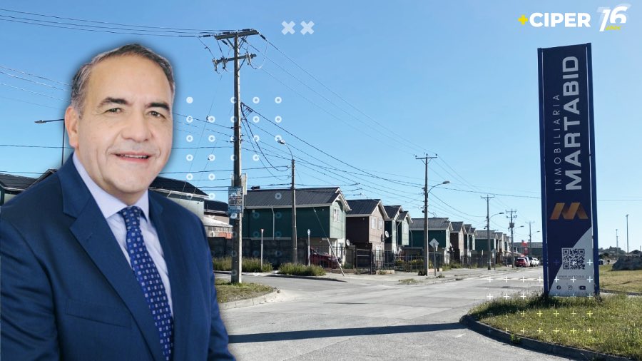 La familia del Senador Espinoza vendió al empresario Martabid una parte del predio en $4.200 millones.

Integró la Comisión de Vivienda cuando fue diputado y empujó proyectos para beneficiar a Martabid. 

Guinda de la torta, el empresario Martabid trabajó unos 12 proyectos con