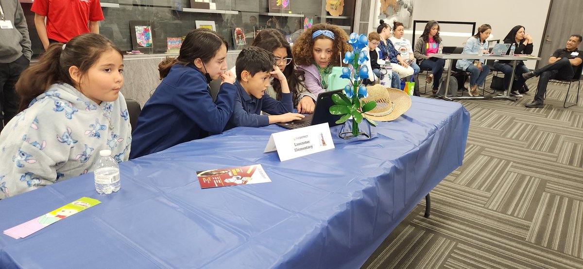 Lancaster Aztec Librarian (@azteclibrarian) on Twitter photo The team working together to answer questions in the Battle of the Bluebonnet books. <a href="/YISDLibServices/">YISD Library Services</a> <a href="/erodriguez0811/">Evonne Rodriguez</a> <a href="/zeila_wittke/">Zeila Armendariz Wittke</a> <a href="/LancasterAztecs/">Lancaster Elementary</a> The team working together to answer questions in the Battle of the Bluebonnet books. <a href="/YISDLibServices/">YISD Library Services</a> <a href="/erodriguez0811/">Evonne Rodriguez</a> <a href="/zeila_wittke/">Zeila Armendariz Wittke</a> <a href="/LancasterAztecs/">Lancaster Elementary</a>