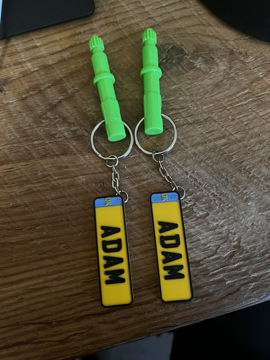 Got a couple of my own release key pegs, not bad for a couple of quid and I got my name printed on a number plate keyings. They came in handy today as I required access to two cars, borrowing carpets from one car to complete the photos for another.