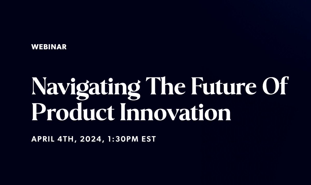 Join Tony Ulwick of Strategyn and Alex Slawsby of InnoLead on April 4th to talk about things like: - AI’s Impact on product development - Gaining Support for Innovation Projects - What’s preventing the Customer-Centric Organization And more... hubs.ly/Q02pF47N0