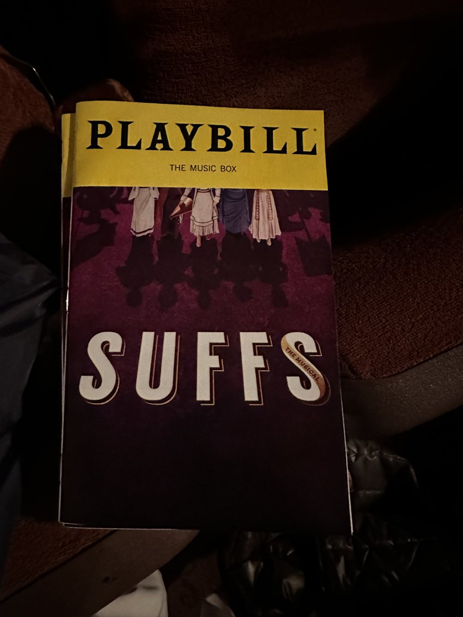 Kicked off our trip to NY on Broadway with <a href="/SuffsMusical/">Suffs</a>.  Embarrassed to admit that I learned a lot of history that I should know…..incredible tribute to incredible women.