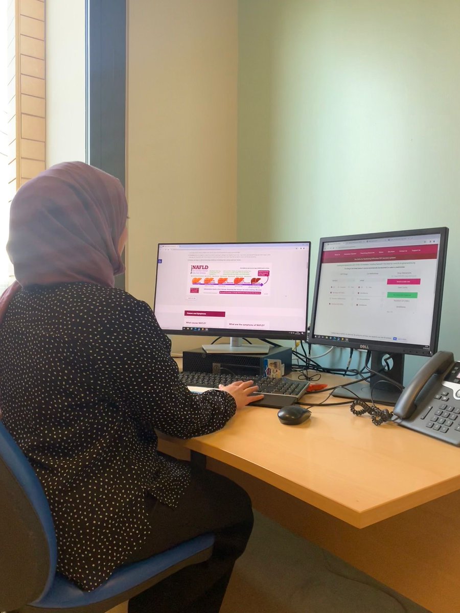 Hepatology specialist pharmacist <a href="/ayaalhas/">Aya Al-Hasani</a>  in outpatient clinic, reviewing patients with chronic hepatitis B and fatty liver disease (MASLD)

#Pharmacy24