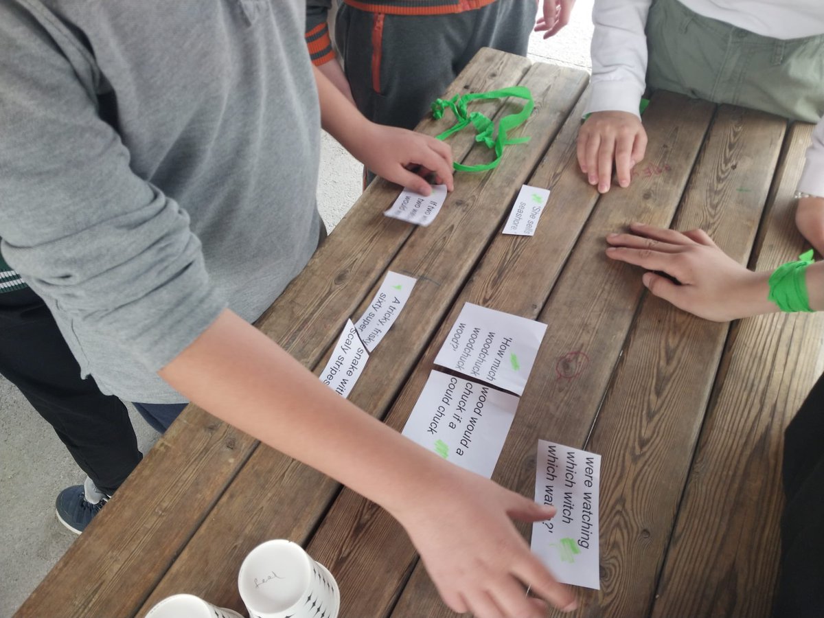 'Today, we enjoyed the lovely weather while playing the Scavenger Hunt with our English Club's students. They measured their skills in two different teams. No one lost; everyone was a winner.' @DogaOkullari