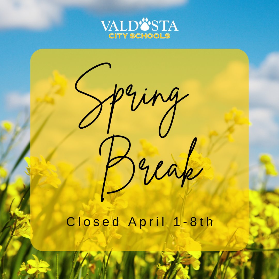 VCS Announces Closures for Spring Break and Solar Eclipse - click here to view story (bit.ly/3VC6rgg).