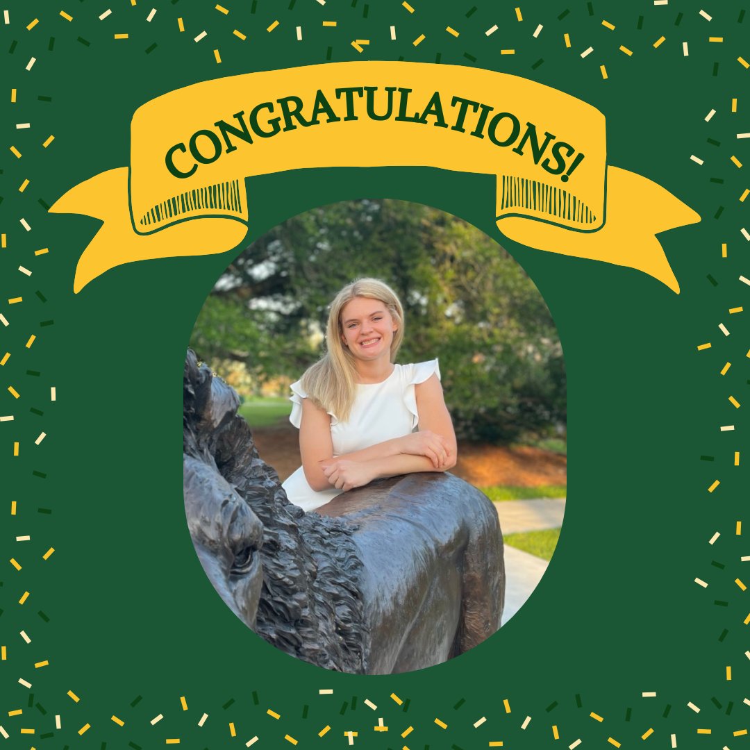 southeasternkhs's tweet photo. Congratulations to Reilly Roberts, a current graduate student in our department who will graduate with a M.S. in Health &amp; Kinesiology this semester. 

She has accepted a job as Program Manager at Pennington Biomedical Research Center in Baton Rouge! 🎉 

#southeasternkhs #LionUp https://t.co/DJZtyGXIlv