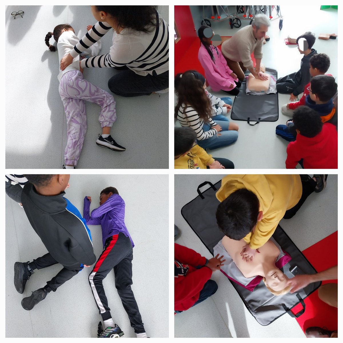 Agir pour les autres : formation des élèves CM des Clayes s/s Bois. Donner l'alerte, PLS, massage cardiaque. Merci aux CPC, équipes pédagogiques pour leur implication dans ce projet citoyen. <a href="/acversailles/">Académie de Versailles</a> @lair_sandrine <a href="/clayessousbois/">Les Clayes-sous-Bois</a> <a href="/j_scemama/">J.C. Scémama</a> <a href="/Christelle_Louv/">Christ-L Louvard</a> <a href="/BeatricePiron/">Béatrice Piron</a>