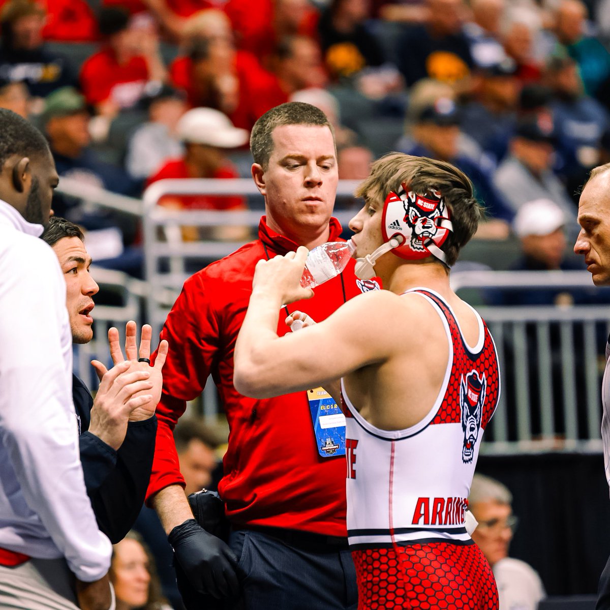 PackWrestle's tweet photo. Appreciative this month and every other month for all that our trainer, Will Conlon, does for us♥️🐺

#athletictrainingmonth https://t.co/CdhtWfCg44