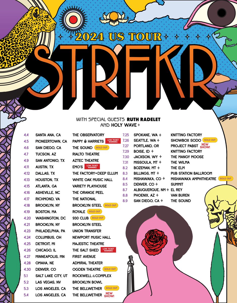 Tour starts a week from today! 💫 Come see me and @starfucker in a city near you ❤️