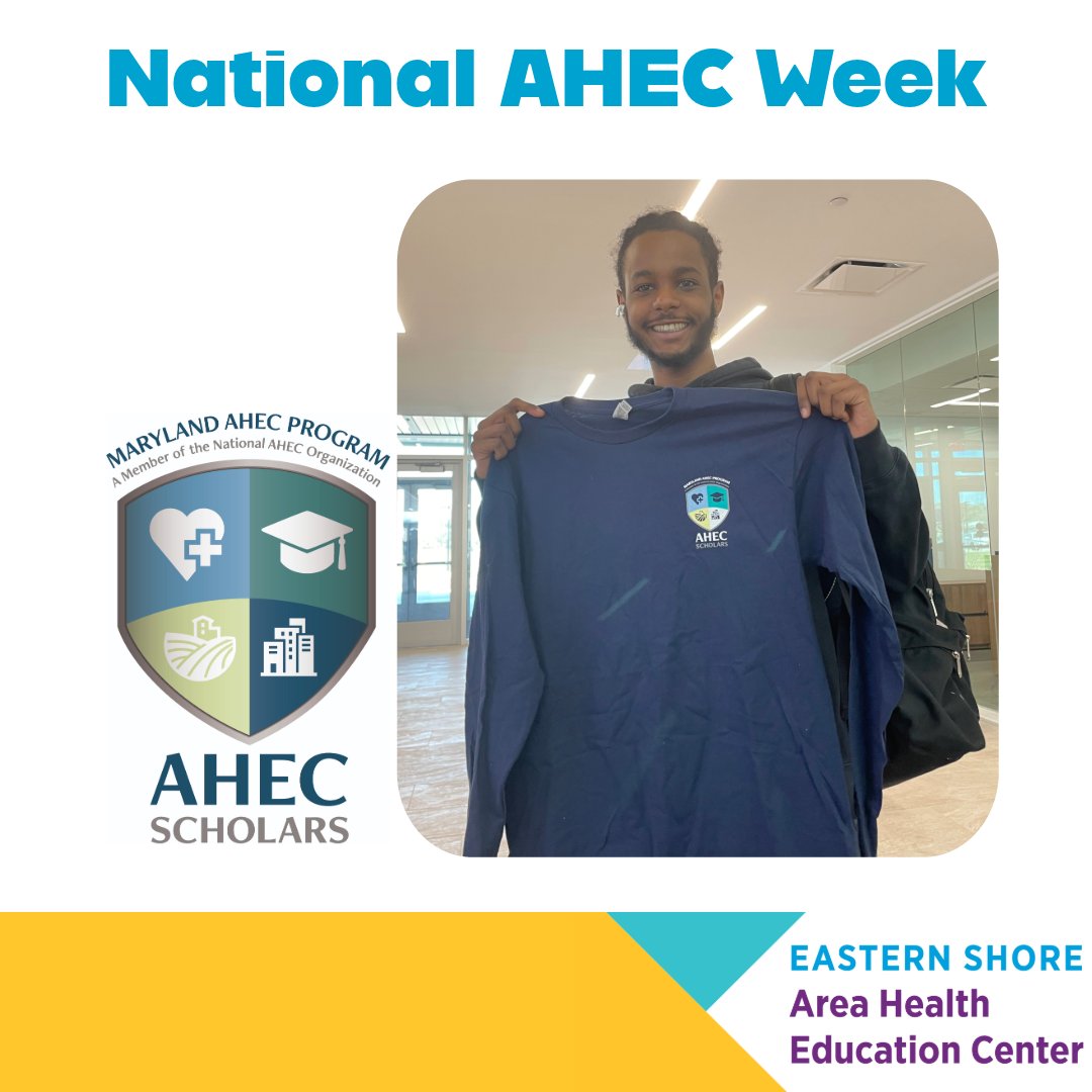 The AHEC Scholars Program allows students to learn from leaders in their field and graduate their program with a high level of excellence and distinction.
These are ESAHEC's Cohort 5 students! They're amazing!
#NationalAHEC #AHECWeek2024 #ESAHEC #easternshoremd #AHECscholars