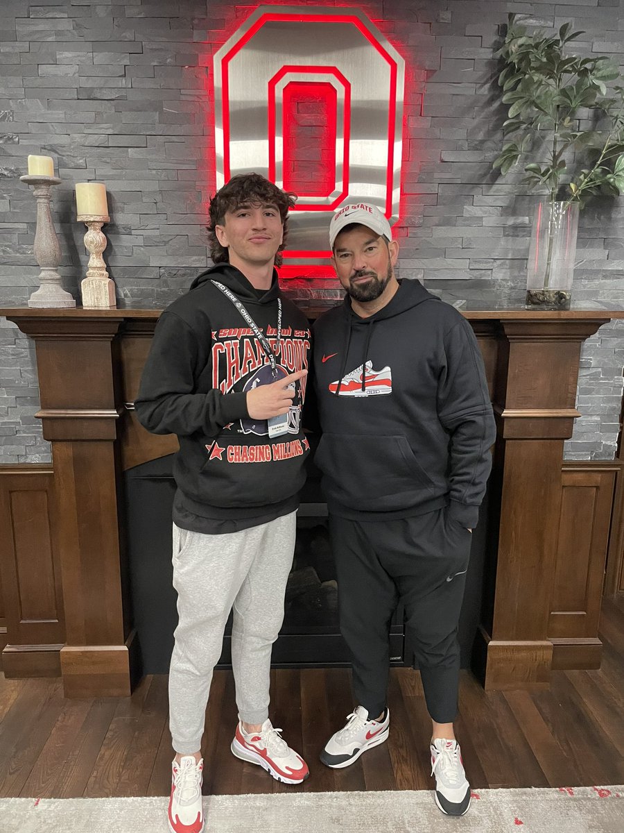#AG2G After a great conversation with <a href="/ryandaytime/">Ryan Day</a> i’m extremely blessed to receive an offer from THE Ohio State University !! #GoBucks 🌰 <a href="/CoachRLarkin/">Riley Larkin</a> <a href="/CoachKee/">Keenan Bailey</a> <a href="/parkerwereb8/">Parker Wereb</a> <a href="/N_Murph/">Nick Murphy</a> <a href="/CassFootball/">Cass Colonel Football</a> <a href="/Gates_CassHC/">Steve Gates</a> <a href="/rvfc10/">ronveal</a>
