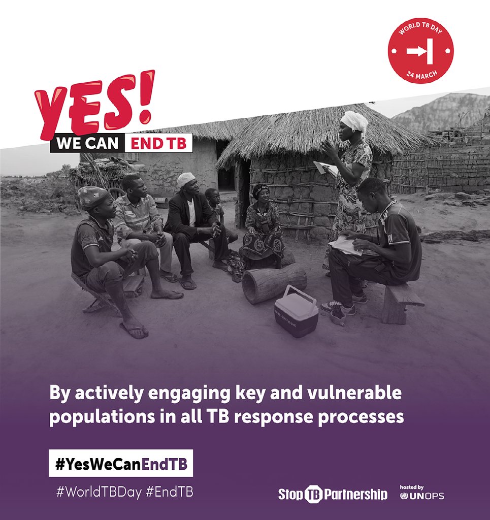 #YesWeCanEndTB through enhanced accountability and the institutionalization of community-led monitoring in TB response. #WorldTBDay #EndTB