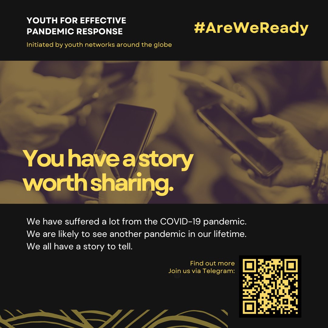 Depression, anxiety & other #MentalHealth challenges are on the rise among young people since #COVID19 happened. Join @WHO's Youth Initiative for Effective Pandemic Response & call on world leaders to support the #PandemicAccord to ensure a safer future for all! #AreWeReady