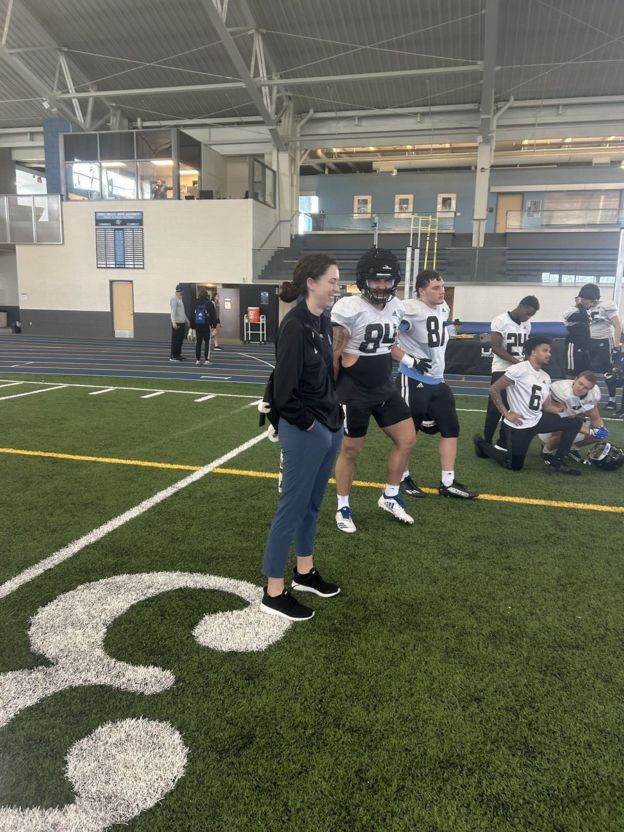 As we honor our awesome Athletic Trainers during Athletic Training month, this is an indoor practice and a baseball midwest practice on March 28. #AnchorUp