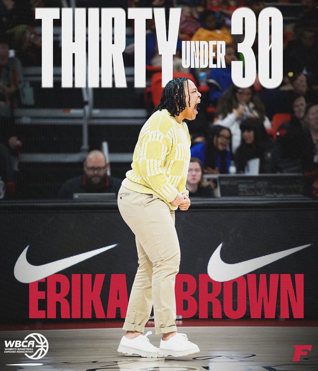 That '𝐃𝐀𝐖𝐆' mentality 🔥 Congrats @CoachEBrown_ on your selection to the WBCA Thirty Under 30 list ‼️ 📰: fairfieldstags.com/news/2024/3/28… #WeAreStags🤘 | #StagsLead