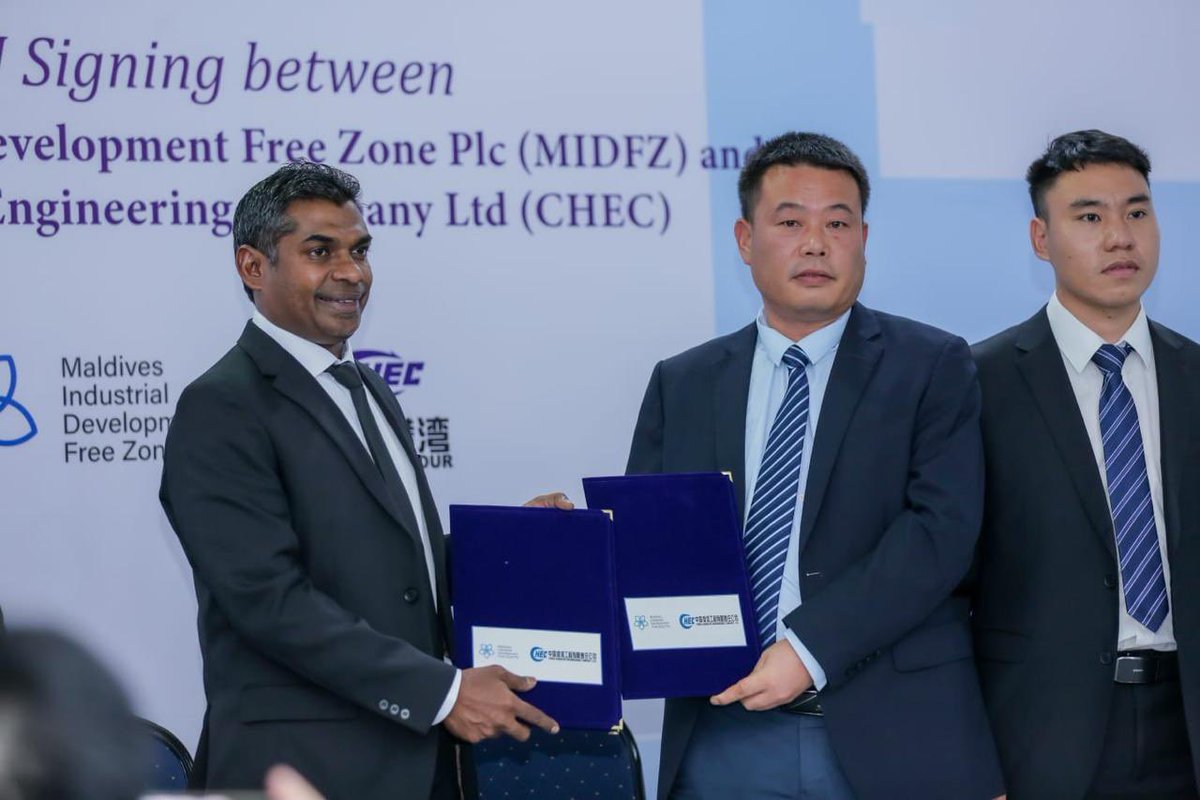 A major step forward by HE President @MMuizzu achieving innovation & technology at an industrial scale to accomplish a wide range of agricultural varieties in Maldives. Ensuring food security in the country is a vision and a pledge by President Dr Muizzu