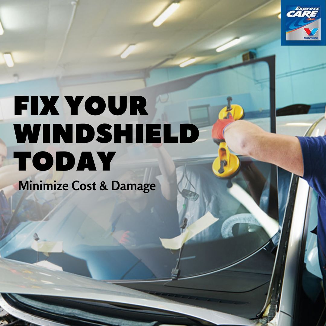 Got a windshield chip or crack? Act now to save on costs and ensure safety. Visit Valvoline Express Care in Brampton for swift and reliable auto glass service. 🔗ow.ly/LOJp50QcB79 #windshieldrepair #autoglass #valvolineexpresscare #brampton