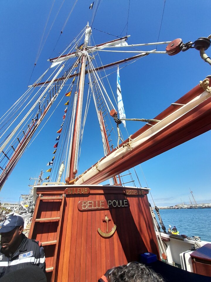 Pour amorcer la semaine du maritime et du fluvial du 2 au 5 avril avec <a href="/FranceTravail/">France Travail</a> à <a href="/EscaleASete/">Escale à Sète</a> , cet après-midi visite de la goélette « Belle poule » et information sur les carrières dans la <a href="/MarineNationale/">Marine nationale</a>