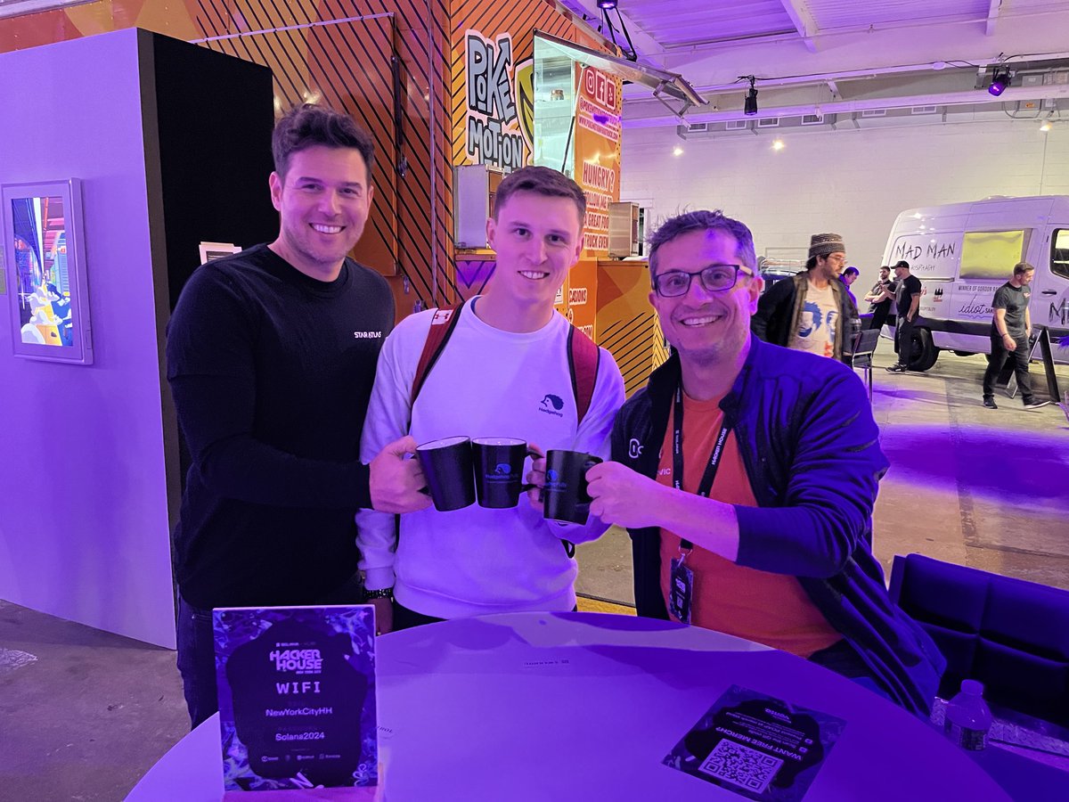 JP (@juamps) on Twitter photo hanging out at the <a href="/hackerhouses/">Solana APEX and Global Community Events</a> NYC with <a href="/kdipep/">Kyle | Amp Pay | Hedgehog</a> <a href="/MCain310/">cain</a> hanging out at the <a href="/hackerhouses/">Solana APEX and Global Community Events</a> NYC with <a href="/kdipep/">Kyle | Amp Pay | Hedgehog</a> <a href="/MCain310/">cain</a>