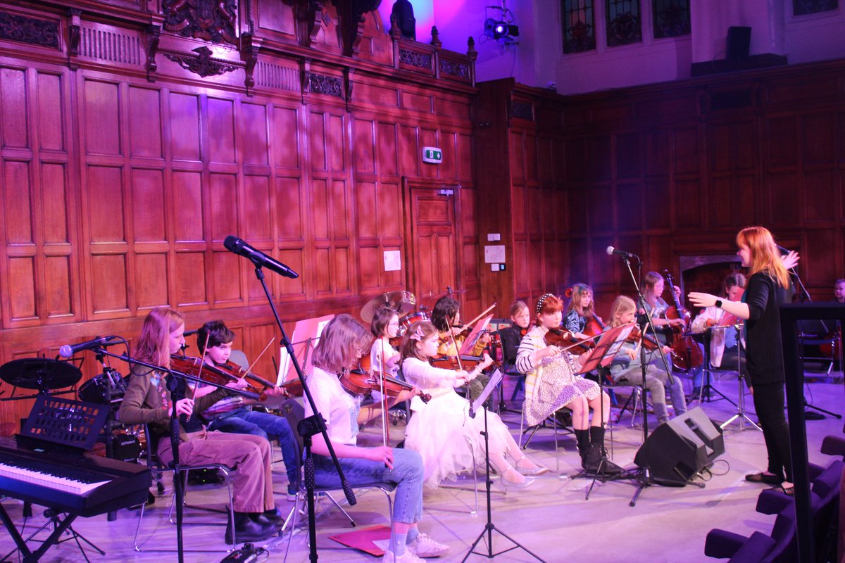 Our youth string group in #HebdenBridge is back at rehearsals today. Meet the rebranded 'Valley Strings!' Previously 'Take A Bow Strings', this group is suitable for any children and young people who can play open strings with a bow. Find out more: bit.ly/3TCUUuh