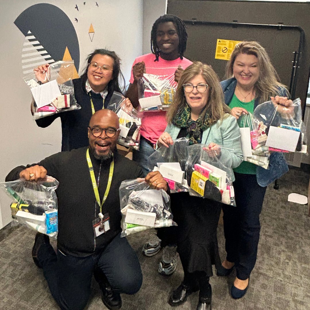 Being a teenager is tough enough. But if you can't afford to buy basic hygiene supplies, it can be so much harder. Thank you to OmniaBio @CCRM_ca for volunteering to assemble hygiene kits for our young people at WoodGreen. To get involved, visit: bit.ly/46X5pOE