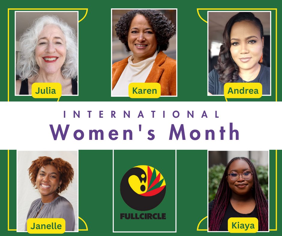 🔦 Shining the Spotlight on the Women of #FullCircle 
This #WomensHistoryMonth, we celebrate the visionary co-founder Julia Michaels & exceptional women driving our mission: Karen, Andrea, Janelle, & Kiaya. Join us in honoring their leadership & transformative impact.
#IWM2024