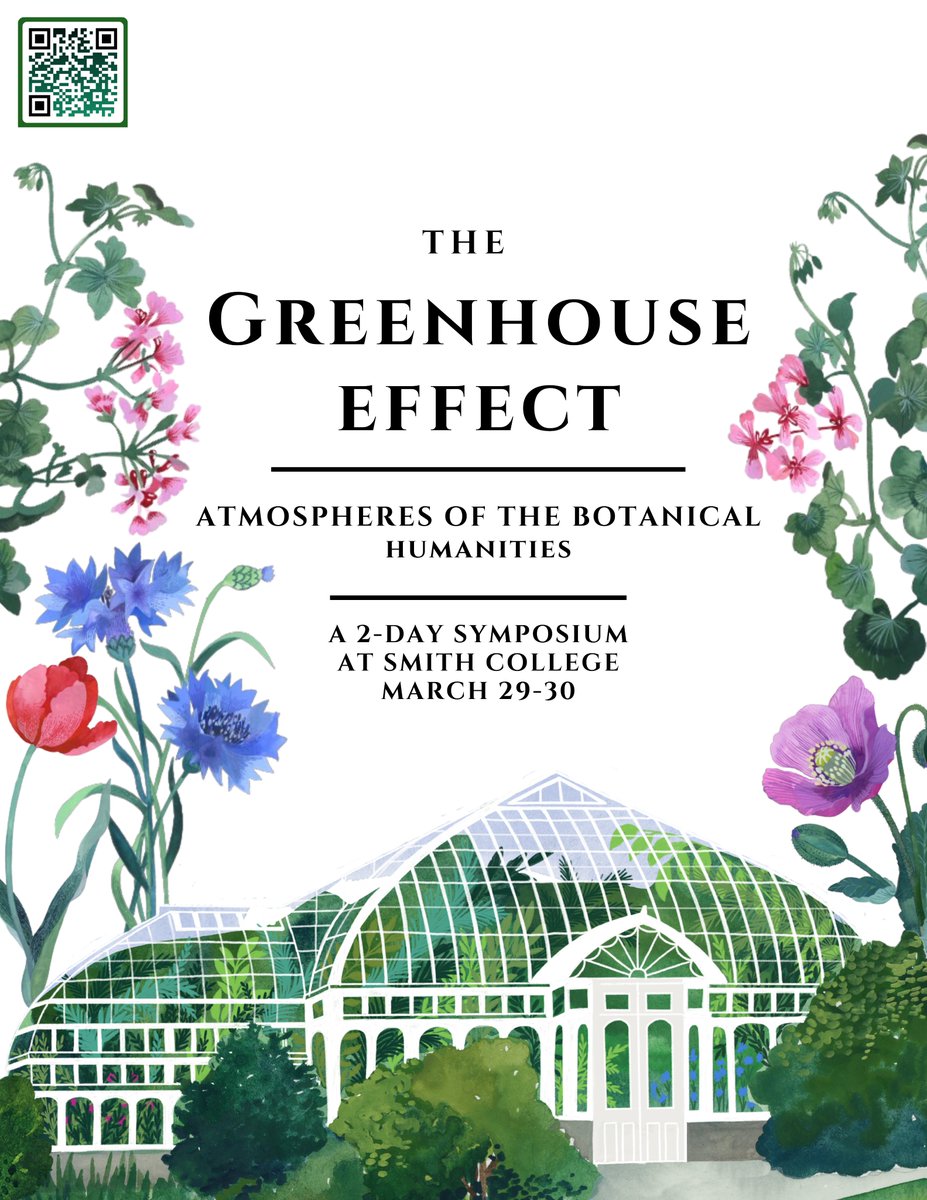 For those in the area, I hope you'll join us for what is shaping up to be an incredible two-day event at Smith College. Starting tomorrow! #EnvironmentalHumanities sites.smith.edu/the-greenhouse…
