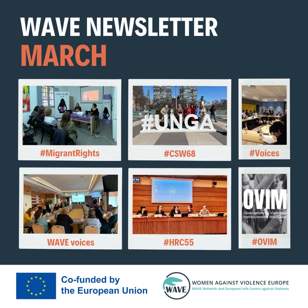 Our newest WAVE Newsletter is out now! Subscribe to the monthly #WAVEnewsletter for updates from WAVE and our members including political developments from across Europe here: wave-network.org/#newsletter #endVAWG *all newsletters are archived on our website: wave-network.org/wave-newslette…