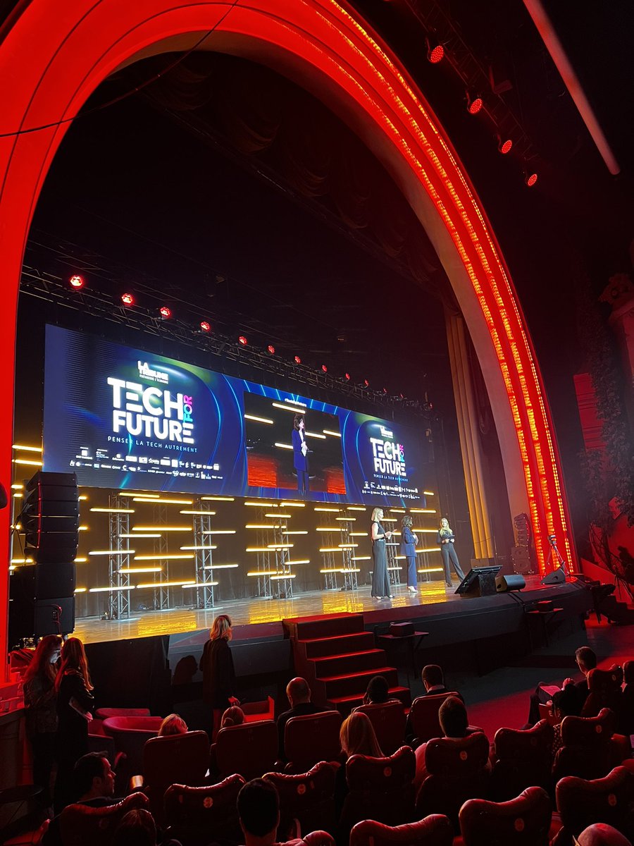INPIFrance's tweet image. 🔴 C&apos;est parti pour la cérémonie de remise des prix #TechForFutur en direct du @LeGrandRex ! 

Nous avons hate de découvrir les 10 grands gagnants de la tournée du Tech For Futur 2024 ! ✨