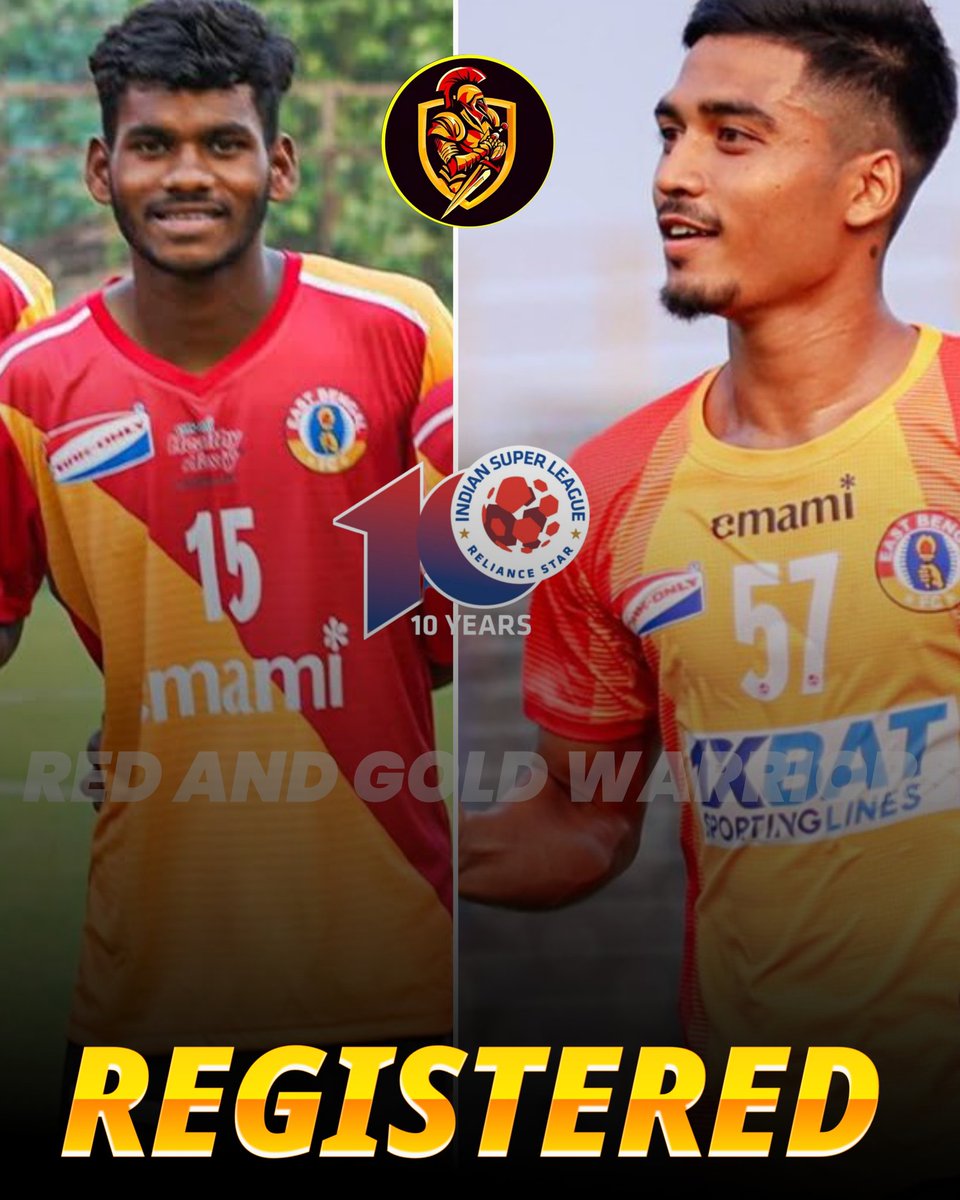#UPDATE : Shyamal Besra and Mahitosh Roy are both registered for the East Bengal FC's ISL Squad.

#IndianFootball @eastbengal_fc #emamieastbengal #isl #indiansuperleague  #redandgoldwarriors #ISL10 #LetsFootball  #EastBengalFC #shyamalbesra #mahitoshroyrajbongshi #mahitoshroy