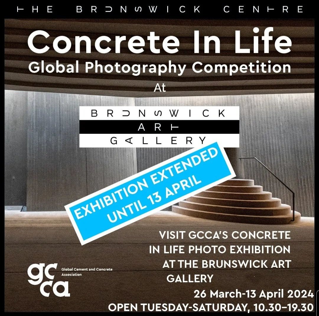Delighted to hear that Concrete in Life has been extended due to an overwhelming amount of interest. The exhibition is open tues-sat (except Bank Holiday weekend) 10.30-19.30 @art_brunswick #concreteinlife @theGCCA #londonexhibition #Bloomsbury #architecturephotography