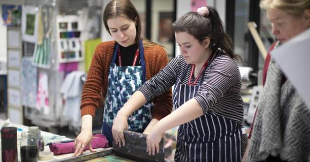 Advanced Creative Printmaking and Surface Pattern Design 🎨 Providing an opportunity to extend your #creative skills and develop your own identity as a maker by experimenting with a range of printing techniques. Enrol here: hubs.ly/Q02qLDYr0 #BTC #BringingOutYourBest