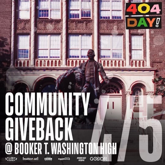 Join us for #404Day! We're giving meals to 404 families on April 5th, honoring Booker T. Washington's birthday & the 100th anniversary of Booker T. Washington High School. Help by volunteering or spreading the word at Official404Day.com. Let's make a difference together!