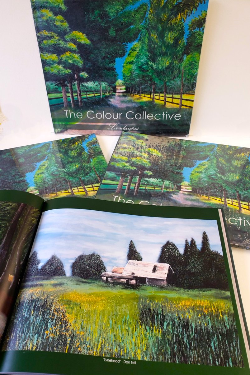 Our Colour Collective Landscape book arrived from the printers. Have a look at some of the best paintings from our artists over the past decade. We will be working on new books for our Abstract Painters and Snap Photo Club ! colourcollective.ca pacificartsmarket.ca