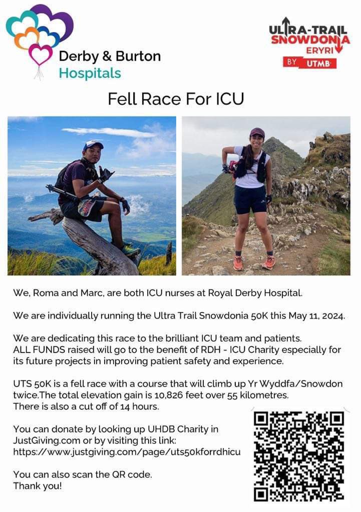 Lovely Ann Sorianosos π΅ππ¬π§π (@lovelyann0320) on Twitter photo Please support our very own Roma & Mark as they run for the Ultra Trail Snowdonia 50K for ICU RDHβs Charity Fund! We are so proud of you both π₯³π₯³π₯³<a href="/UHDBTrust/">University Hospitals of Derby and Burton NHS FT</a> <a href="/hospitalcharity/">Derby & Burton Hospitals Charity π</a> <a href="/CarolineSwan16/">Caroline Swan</a> Please support our very own Roma & Mark as they run for the Ultra Trail Snowdonia 50K for ICU RDHβs Charity Fund! We are so proud of you both π₯³π₯³π₯³<a href="/UHDBTrust/">University Hospitals of Derby and Burton NHS FT</a> <a href="/hospitalcharity/">Derby & Burton Hospitals Charity π</a> <a href="/CarolineSwan16/">Caroline Swan</a>
