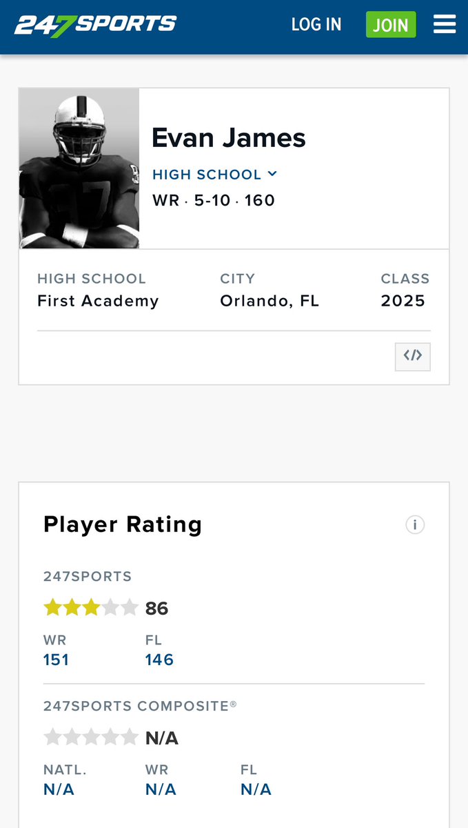Blessed to be ranked a 3⭐️on @247Sports @24k7v7 @Royals__FB @cmitchell2284 @CoachBroomfield @MoffettMan9