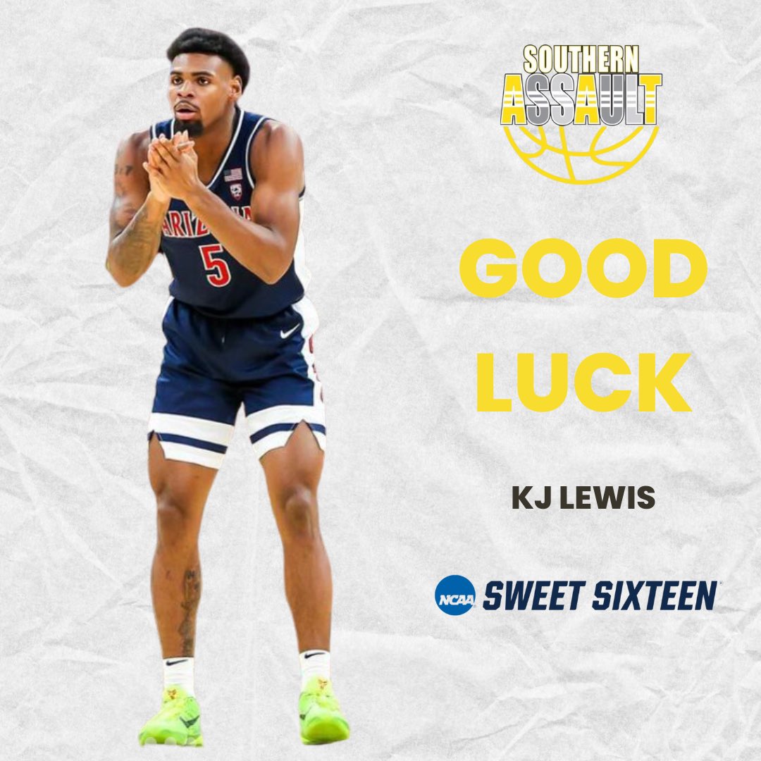 Good luck tonight in the Sweet 16 KJ!! We are all rooting for you 💯