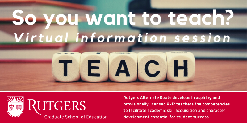 No fools about a new career: we're kicking off April with our monthly So You Want to Teach virtual info session on April 4! #Teaching #NewJersey bit.ly/4cg85Kc