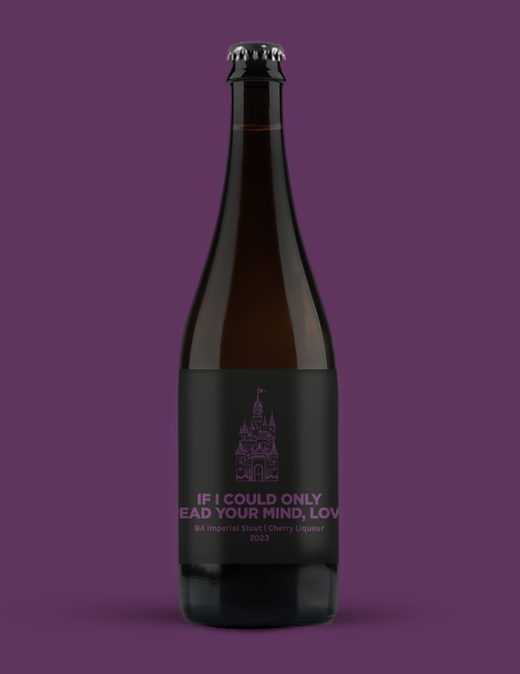 IF I COULD ONLY READ YOUR MIND, LOVE 🏰 BA Imperial Stout | Cherry Liqueur Having rested in a cherry liqueur barrel the notes are exactly as you'd want - deep, rich and sweet cherry in abundance! This will develop over time & is excellent to drink now. pomonaislandbrew.co.uk/shop